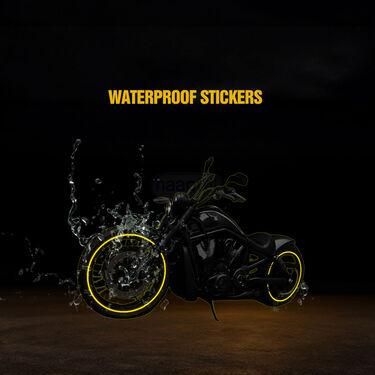 Car & Bike-Tyre & Body Reflective Stickers